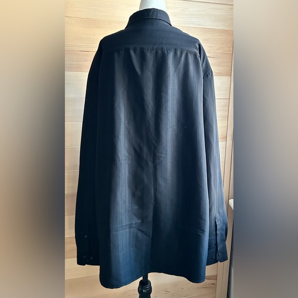 Liz Claiborne, black, size 3xl black with dark, black pinstriping,1 front pocket - Picture 3 of 11